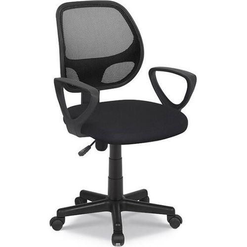 Bürostuhl IPOLIST – Schwarzer Netzstoff – Höhenverstellbar 86-98 cm – Moderner und ergonomischer Stil