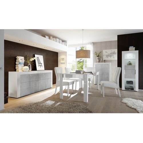 Tisch 180x90, Kollektion SEA, mattweiß lackiert