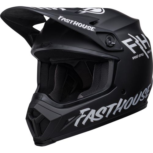 Bell MX-9 Mips Fasthouse Prospect Crosshelm Schwarz / Weiss XL