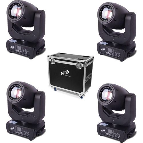 ETEC LED Moving Head E150 Spot Set mit Flightcase