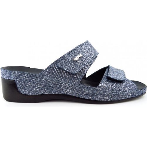 Vital Tina Holly Damen Pantolette in Blau, Größe 40