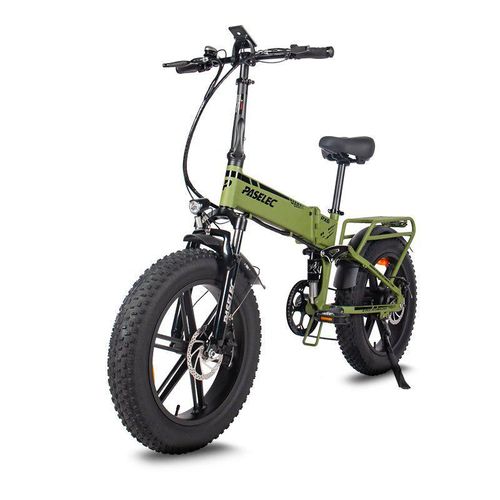 Elektrofahrrad 20'' City E Bike Klappbares Mountainbike E-MTB E-fahrrad Aluminiumlegierung Wasserdicht IPX5 E-Bike Klappräder Grün
