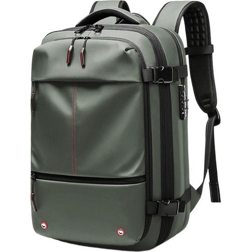Reiserucksack, 60 l, erweiterbare Kapazität, Computertasche, wasserdicht, Nass- und Trockentrennung, Aufbewahrung, Vakuumkompression, atmungsaktiver Schultergurt, Weekender-Handgepäck, Businesstasche
