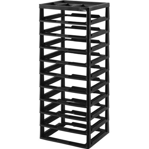 Aufbewahrungs-Organizer (nur Rahmen) - Kunststoff mit 10 Ebenen - Für Scrapbooking - Ordnungssystem für Bastelbedarf