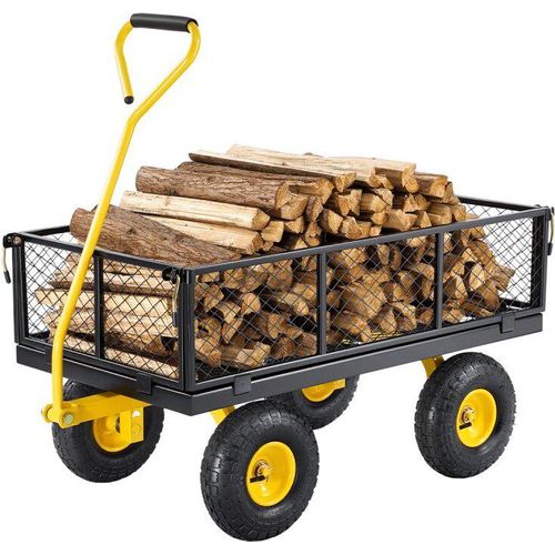 Handwagen Bollerwagen Transportwagen für Garten - Gerätewagen 965x560x535mm - Allzweckwagen Heavy Duty Jagd- und Lagerkarre