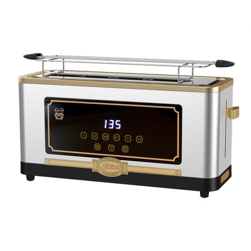 Kaiser T 4000 R Retro-Toaster 6 verschiedene Toaststufen, Auftaufunktion, Aufwärmfunktion, Brötchenaufwärmrost
