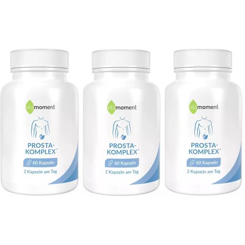 3x Prosta-Komplex 60 Kapseln mit Zink, Selen & Pflanzenextrakten