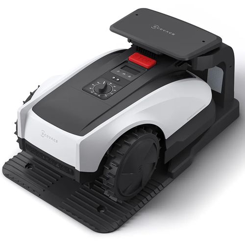ECOVACS Goat O500 Panorama Mähroboter ohne Begrenzungskabel, 500 m², Auto-Kartierung Rasenmäher Roboter, passiert 0,7m Engstellen, Neigungswinkel 45%