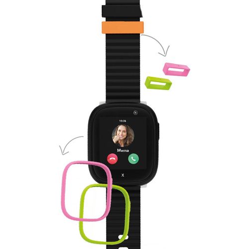 X6Play Kinder Smartwatch in Schwarz/Pink - Neu & Mit Nano SIM | Perfekte Wahl für Ihre Kleinen