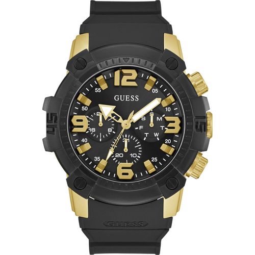 Guess Herren Uhr Armbanduhr LINEBACKER GW0911G3 Silikon