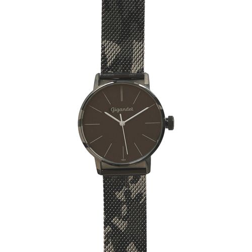 Gigandet Quarzuhr Edelstahl Camouflage Schwarz Minimalism - G43-026
