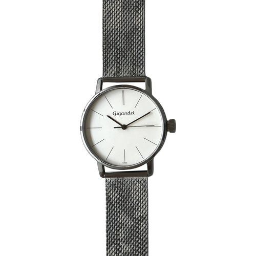 Gigandet Quarzuhr Edelstahl Camouflage Weiß Minimalism - G43-025