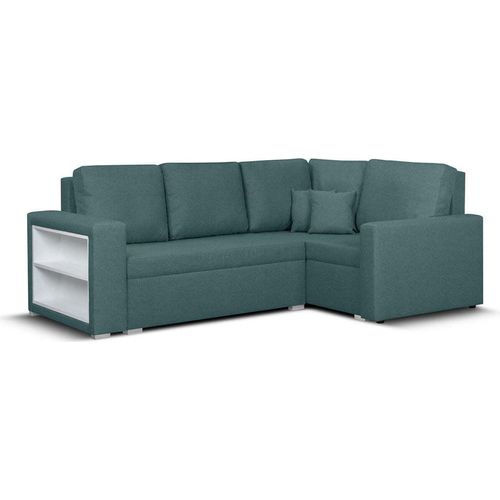 Ecksofa mit Schlaffunktion MILO1 - Türkis