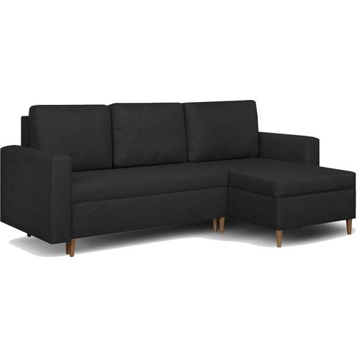 Ecksofa mit Schlaffunktion Ken - Graphit