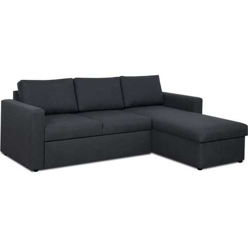 Ecksofa mit Schlaffunktion INARI - Schwarz