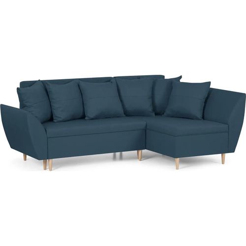 ALI Ecksofa mit Schlaffunktion - Marineblau