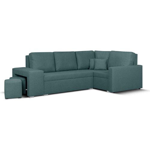 Ecksofa mit Schlaffunktion MILO2 - Türkis