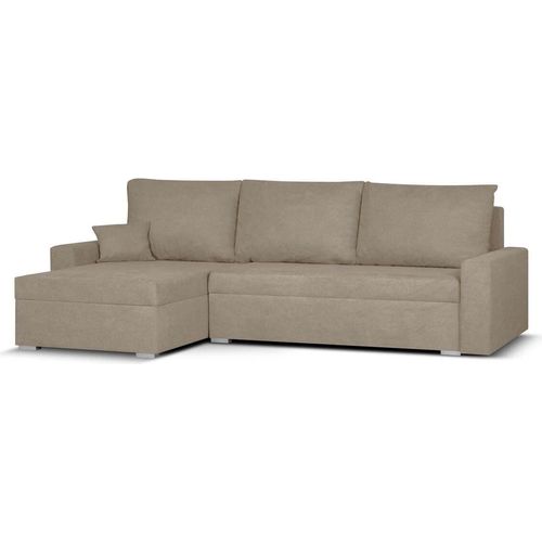 Ecksofa mit Schlaffunktion MATI - Cappuccino