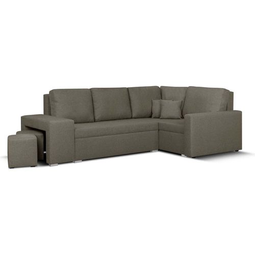 Ecksofa mit Schlaffunktion MILO2 - Hellbraun