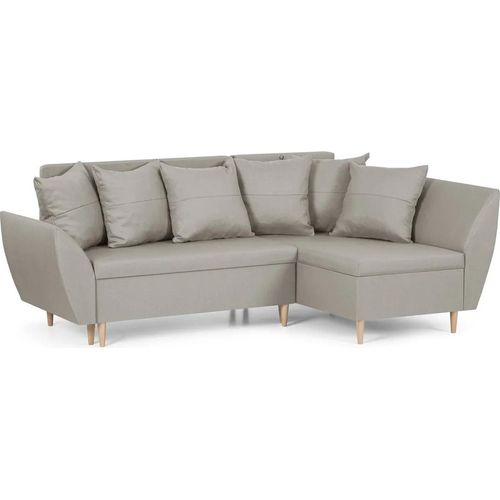 ALI Ecksofa mit Schlaffunktion - Beige