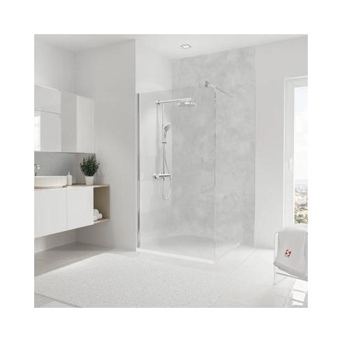 Duschrückwand SCHULTE DecoDesign Softtouch Stein Beton-Grau 255 x 125 cm D19012254 881