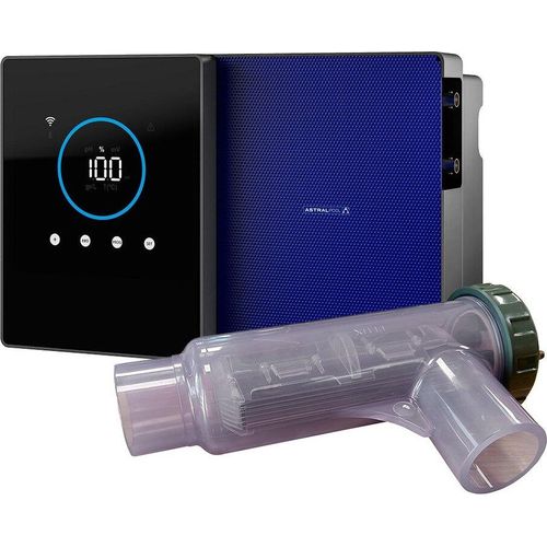Astralpool Clear Connect 7 G/h Bis Zu 30m³ Salzwasser Chlorinator System Durchsichtig Durchsichtig One Size