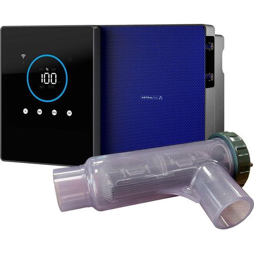 Astralpool Clear Connect 12 G/h Bis Zu 50 M³ Salzwasser-chlorinator-system Durchsichtig Durchsichtig One Size