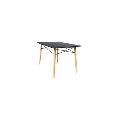 Tisch schwarz 120x80 cm
