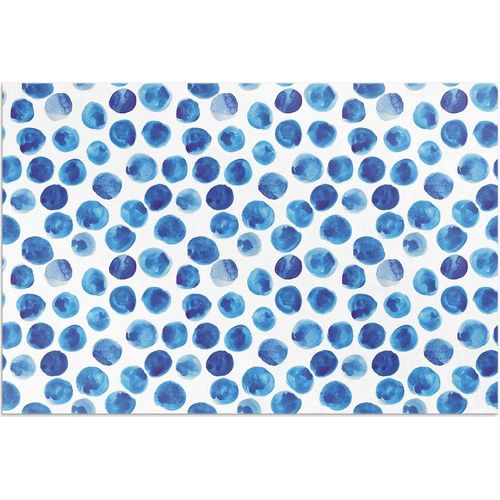 Aquarellpunkte gemalte Formen – Vinylteppich – 150x225 cm – Outdoor Teppich – Terrasse – Wetterfest – Modern