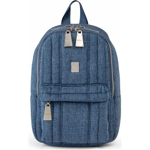 REPLAY Freizeitrucksack Rucksack Backpack Blu Denim blau