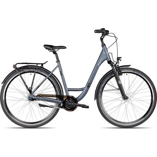 2R Manufaktur TRS NEX Wave Citybike mit Tiefeinstieg 28 Zoll Dunkelgrau 51 cm