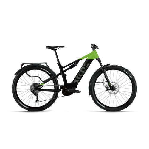 SachsenRAD E-Racing Mountainbike M5T Centro, 29 Zoll MTB mit Mittelmotor 110Nm, 12 Gang, vollgefedertes Fahrrad, Find My, Gepäckträger und Schutzblech