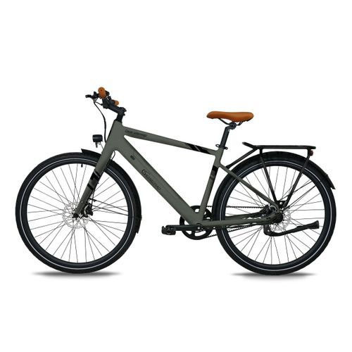 SachsenRAD E-Bike Allrounder Urban Trekking EBike C3T mit Riemenantrieb Drehmomentsensor, 28 Zoll 18Kg Ultraleicht Pedelec Elektrofahrrad, Grau