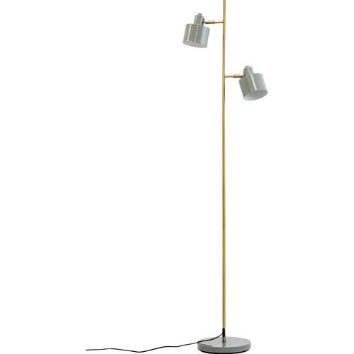 Stehlampe Stehleuchte Standleuchte standlampe Bodenlampe Leseleuchte Innenbeleuchtung Ocean grau Messing