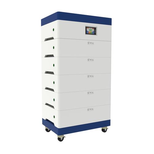 LiFePO4 48V/51,2V 100AH (5kWh) PV Solarspeicher + Rollwagen. Stapelbar