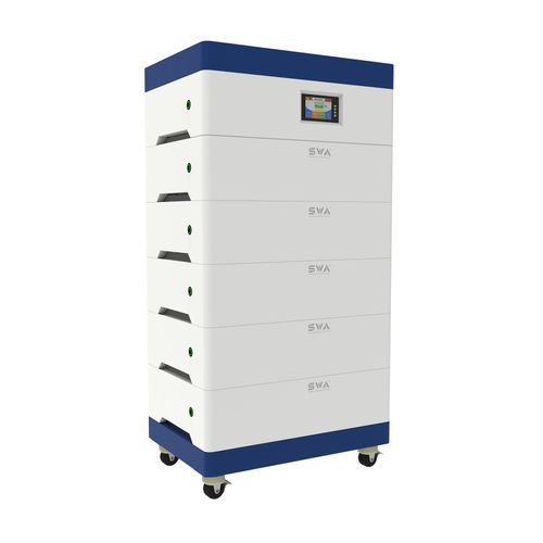 LiFePO4 48V/51,2V 100AH (5kWh) PV Solarspeicher + Rollwagen. Stapelbar