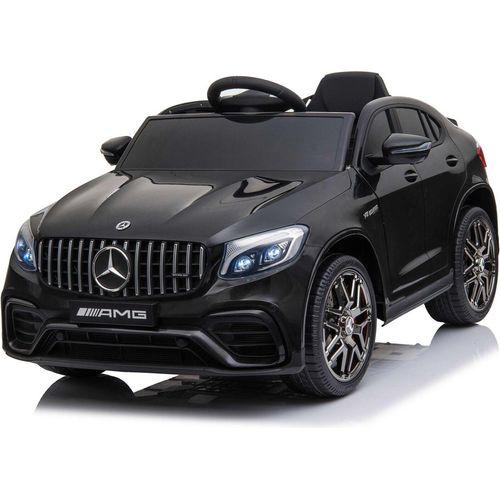 Kinder Elektroauto Mercedes Benz GLC63 ZWEI 12V MOTOREN+LED+Audio+FB schwarz