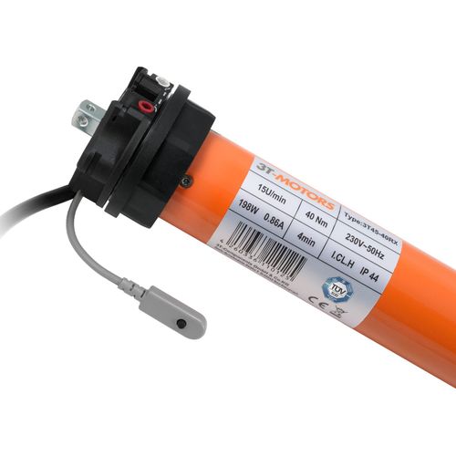 Funk-Rollladenmotor mit mechanischen Endschaltern 3T45-40RX 40Nm SW60