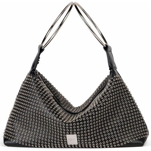 REPLAY Handtasche Umhängetasche Handbag Black schwarz