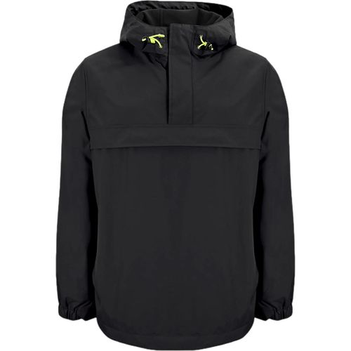 Unisex Texel Anorak Segeljacke Schwarz M