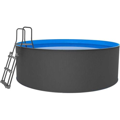 Swim & Fun Santorini Family Aufstellpool rund Ø350 x 90 cm, Weiß