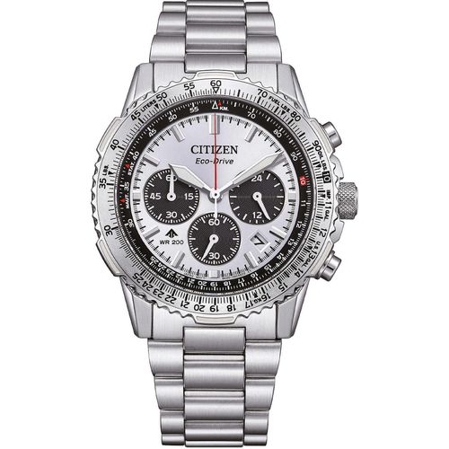 Chronograph Citizen Versilbert/Stahl Mit Schraube Kollektion Promaster - mann
