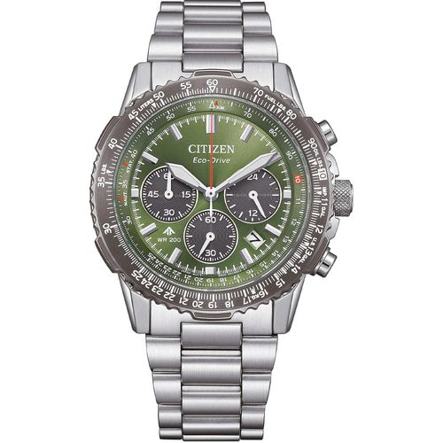 Chronograph Citizen Versilbert/Stahl Mit Schraube Kollektion Promaster - mann