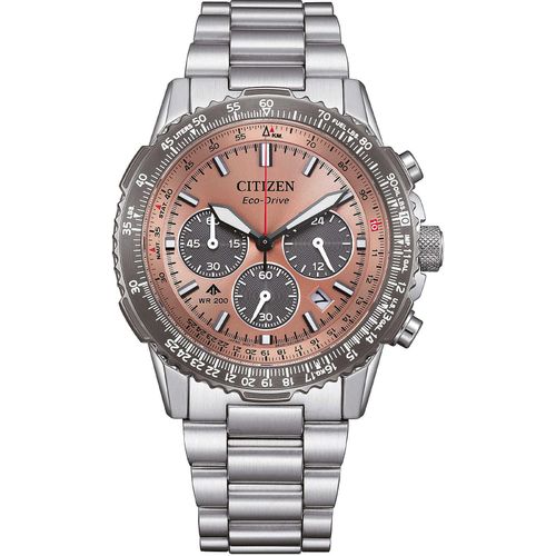 Chronograph Trendy Citizen Versilbert/Stahl Mit Schraube Kollektion Promaster - mann