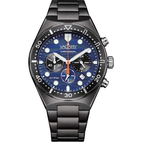 Chronograph Vagary By Citizen Schwarz Mit Schraube Kollektion Aqua39 - mann
