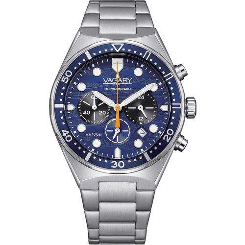 Chronograph Vagary By Citizen Versilbert/Stahl Mit Schraube Kollektion Aqua39 - mann