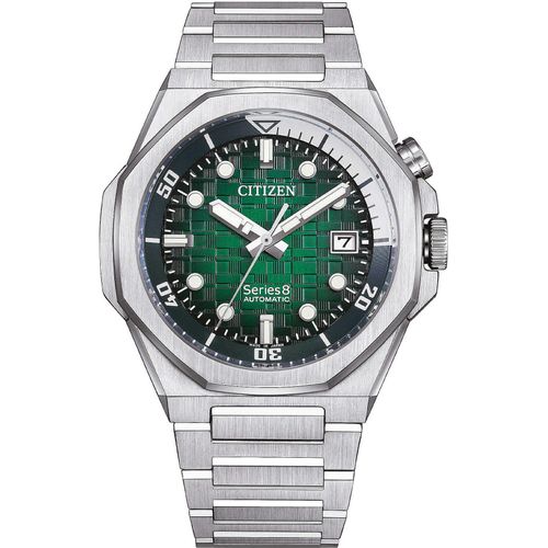 Mechanishe Citizen Silber Mit Schraube Kollektion Serie 8 - mann
