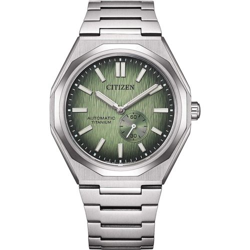 Mechanishe Citizen Silber Mit Schraube Kollektion Supertitanio - mann