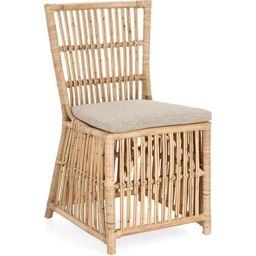 Stuhl Elvas 58 x 59 x 92 cm Rattan Polyester Natur