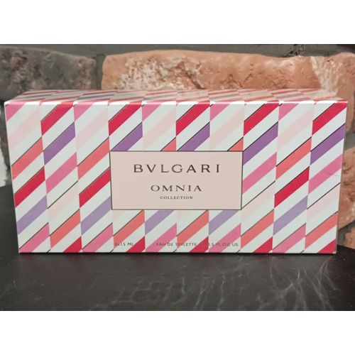 Bvlgari Omnia Coral Crystalline Sapphire Collection 15 ml x 3